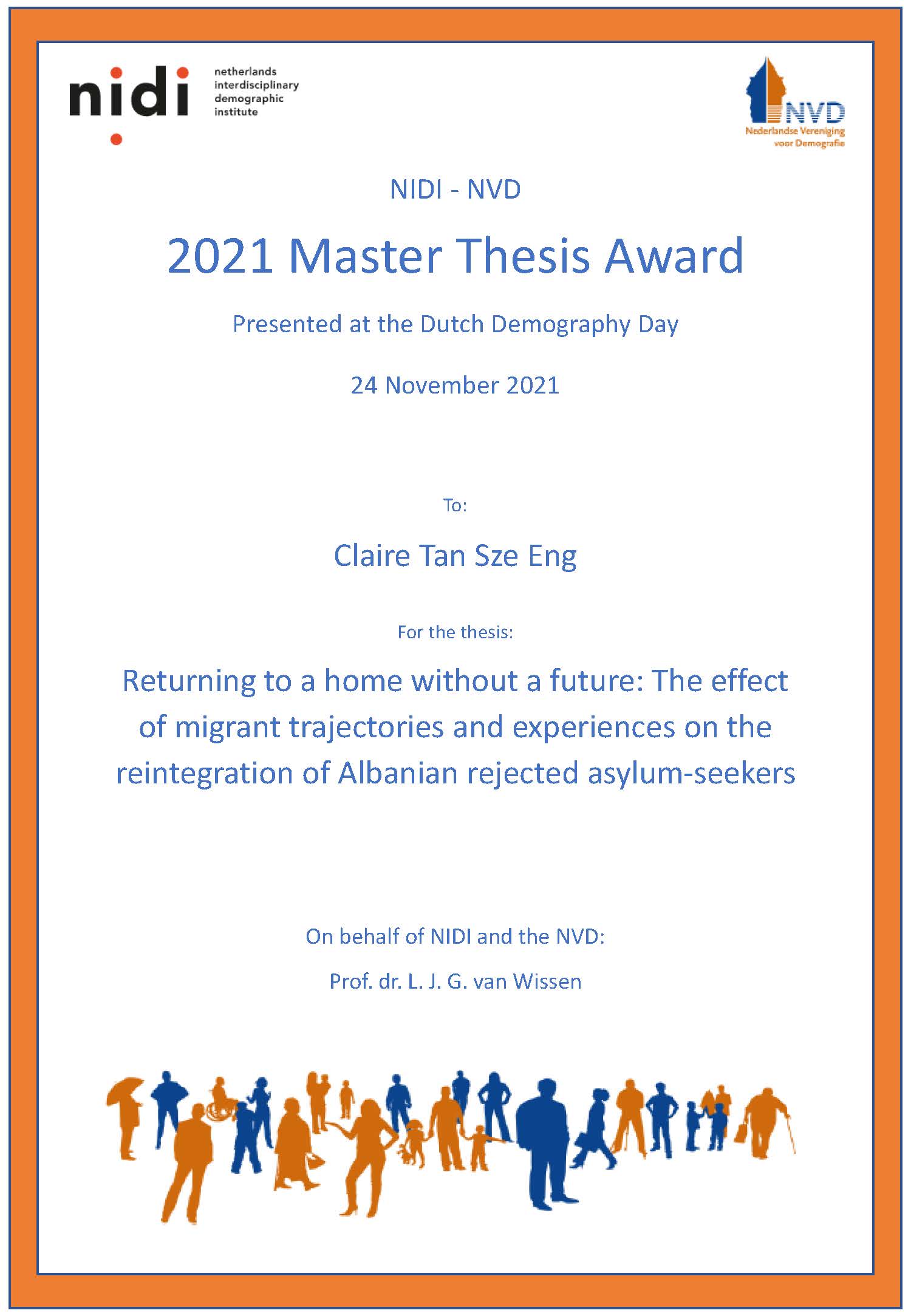 master thesis award europe
